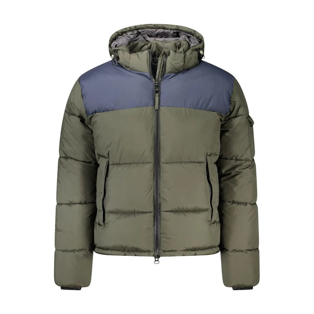 North Sails Green Polyester Men Jacket - Puffer Jackets