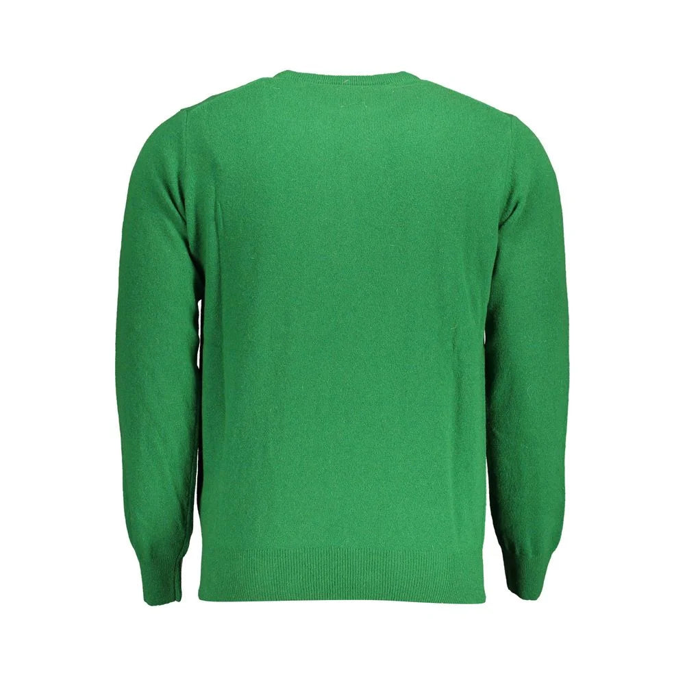 North Sails Green Wool Men Sweater - Sweaters