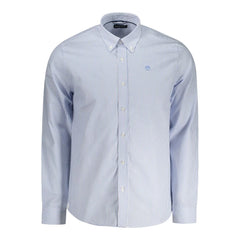 North Sails Light Blue Cotton Men Shirt - S