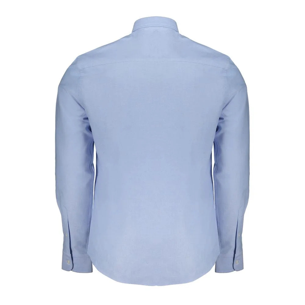 North Sails Light Blue Cotton Men Shirt - S - Shirts