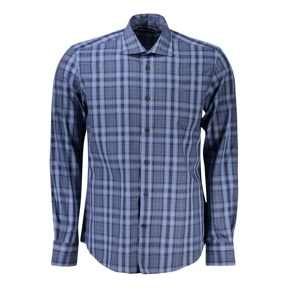North Sails Light Blue Cotton Men Shirt - Shirts