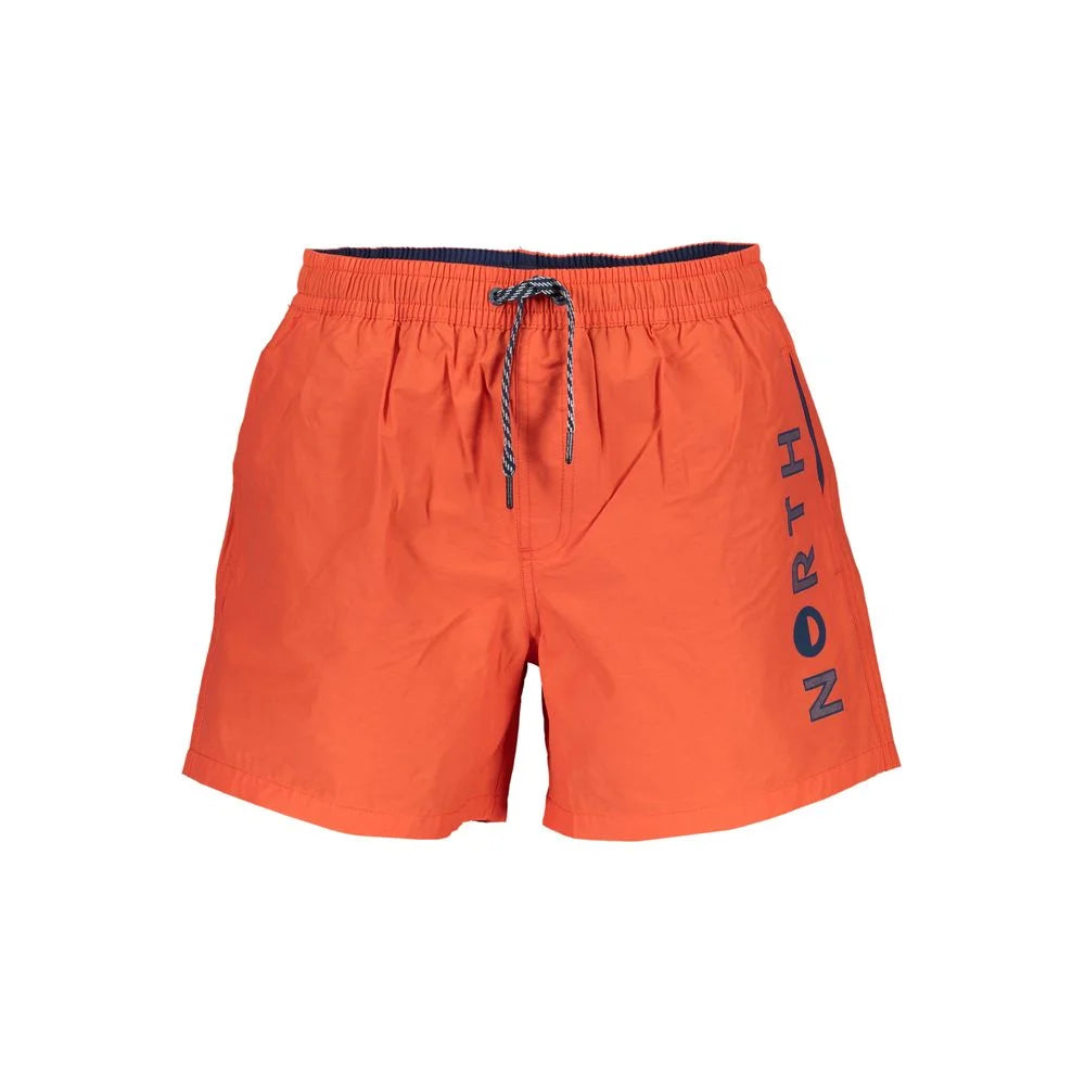 North Sails Orange Cotton Swimwear - Swim Boxers