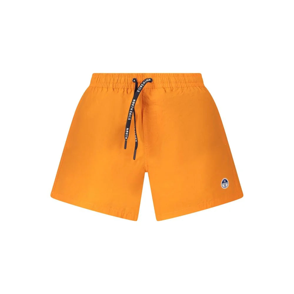 North Sails Orange Cotton Swimwear - Swim Boxers