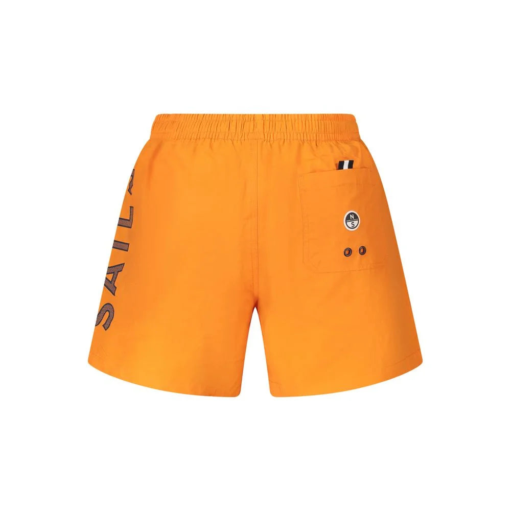 North Sails Orange Cotton Swimwear - Swim Boxers