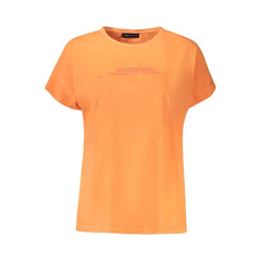 North Sails Orange Cotton Women T-Shirt - T-Shirts