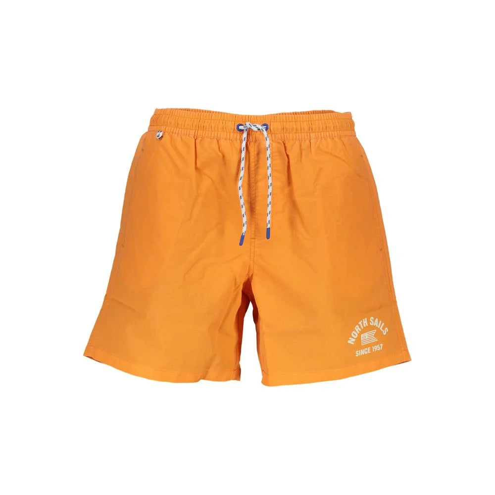 North Sails Orange Polyester Swimwear - Boardshorts