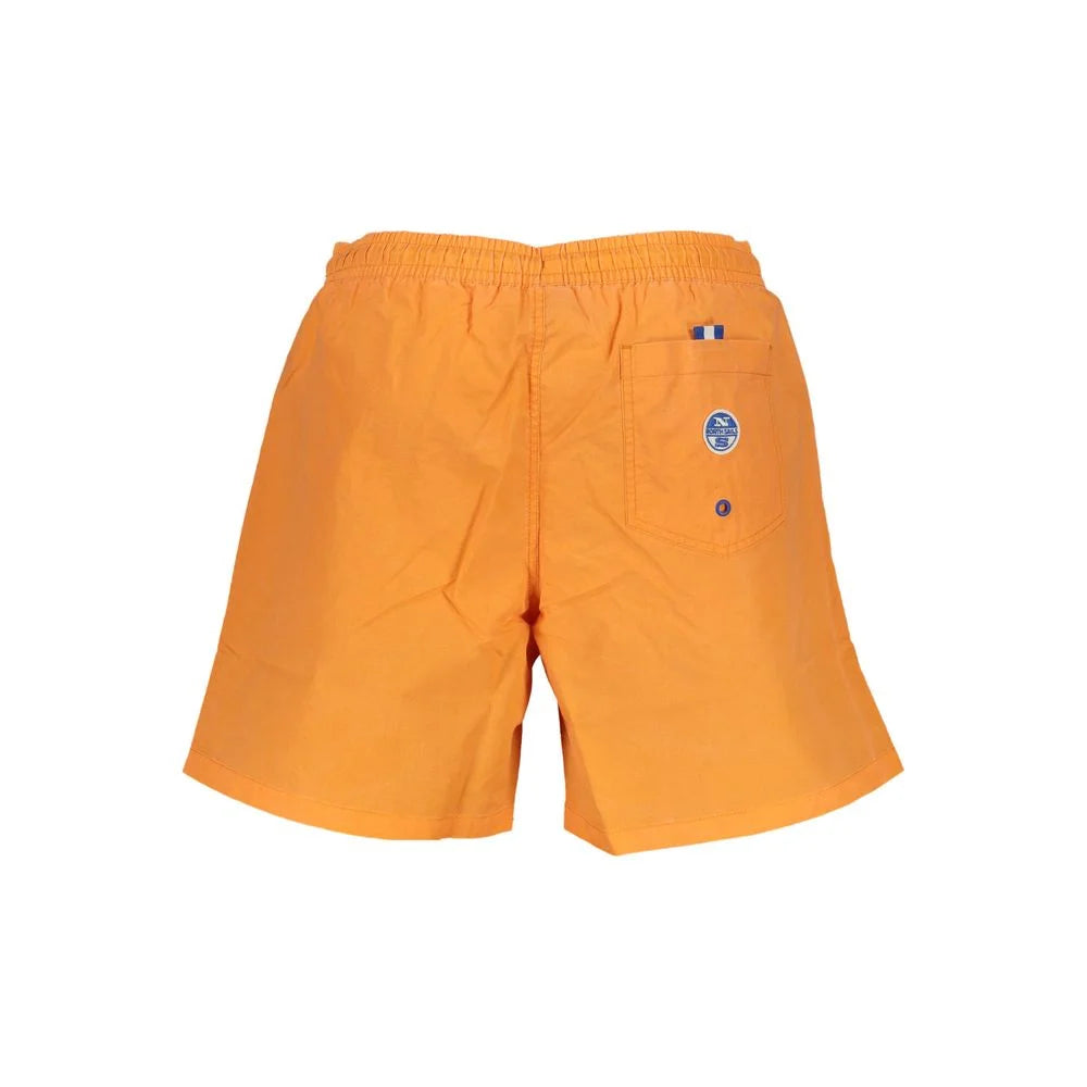 North Sails Orange Polyester Swimwear - Boardshorts