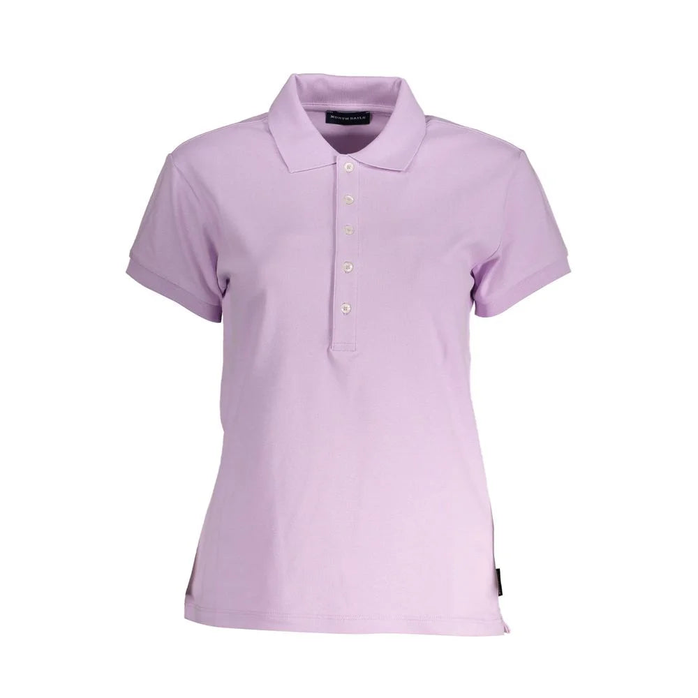 North Sails Pink Cotton Women Polo Shirt - Polos