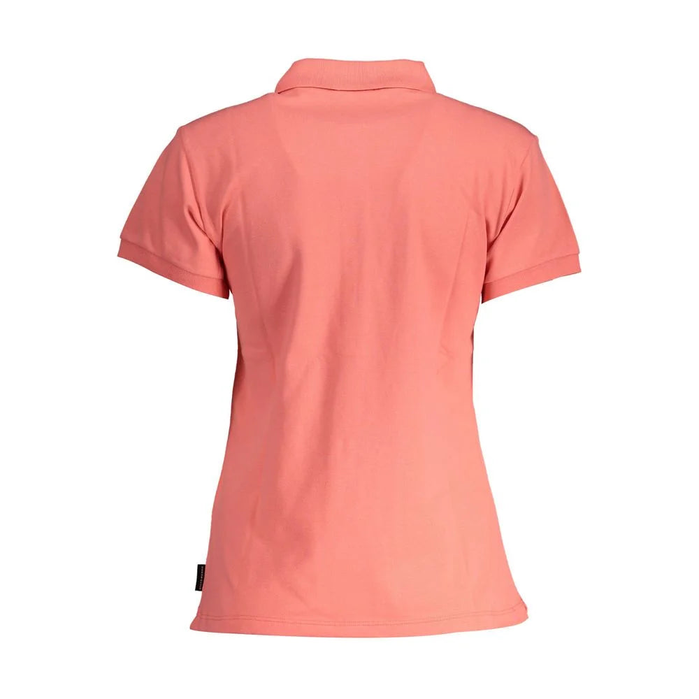 North Sails Pink Cotton Women Polo Shirt - Polos