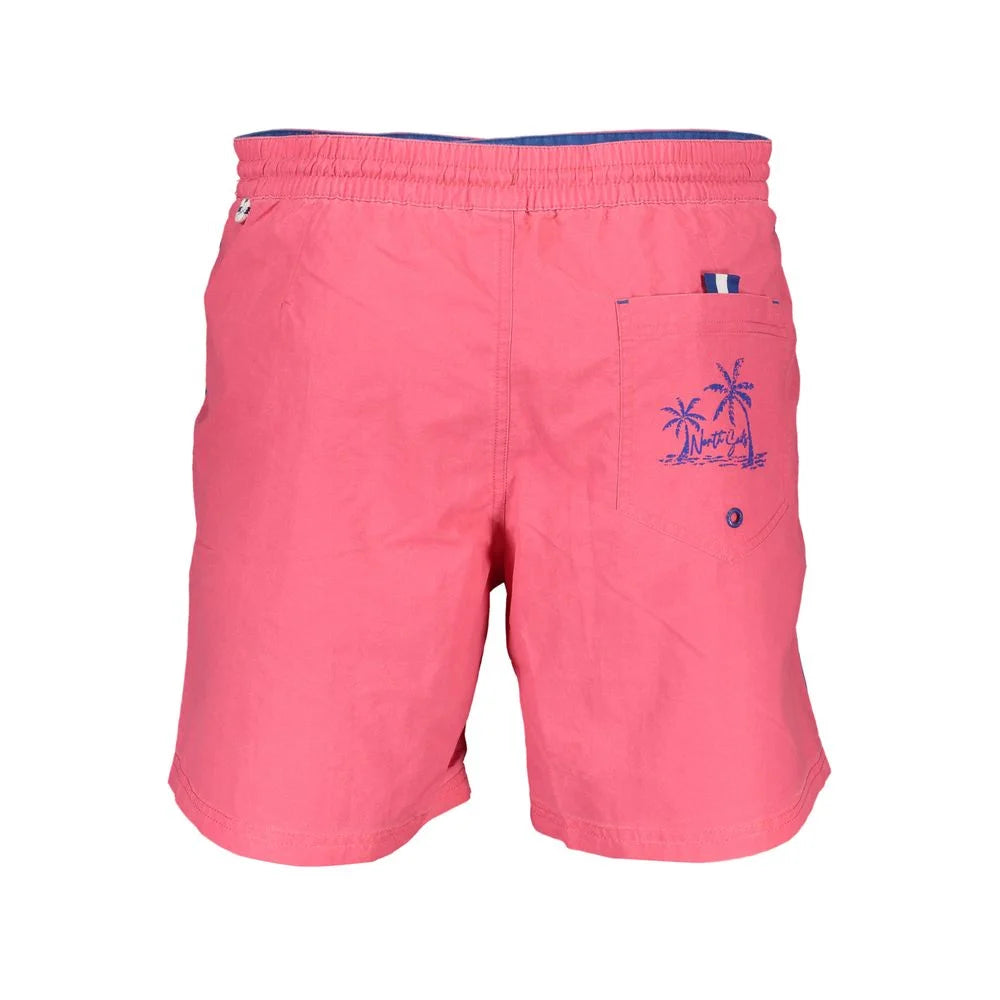 North Sails Pink Polyester Swimwear - Boardshorts