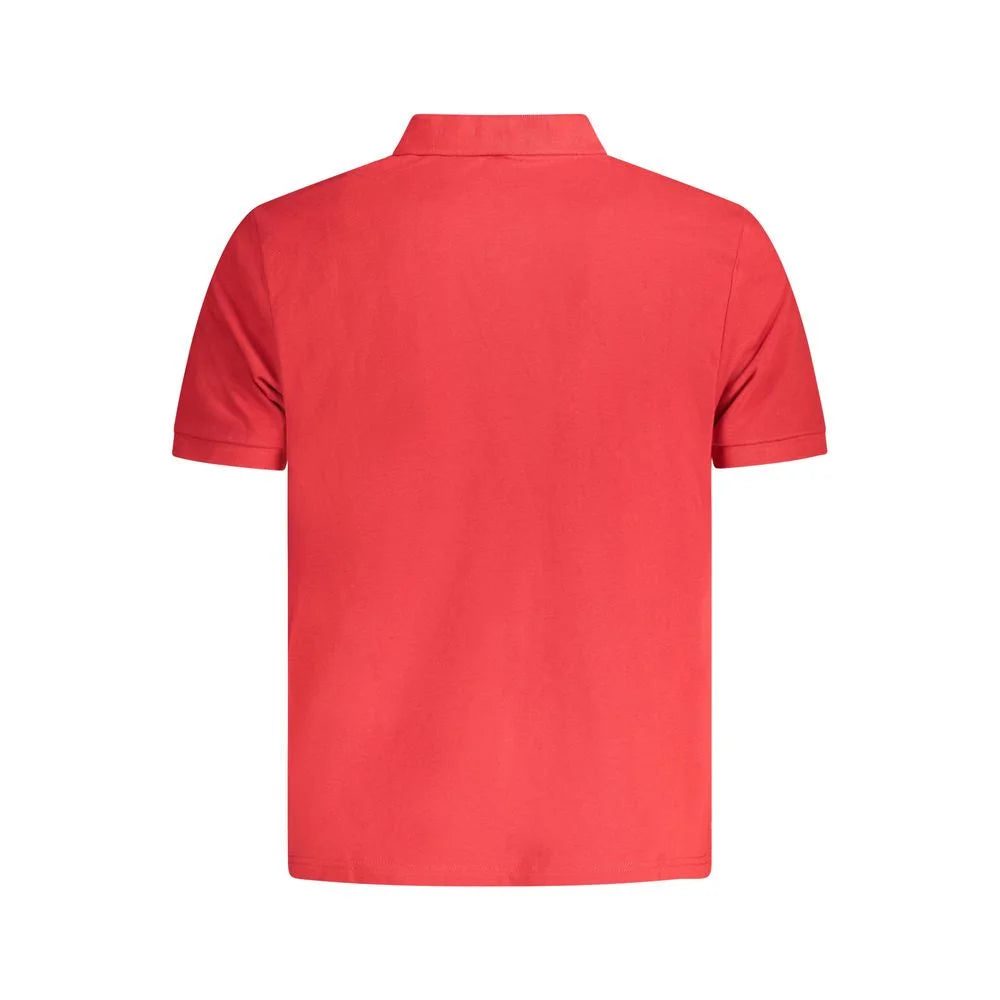 North Sails Red Cotton Men Polo Shirt - Polos