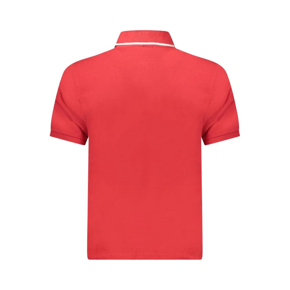 North Sails Red Cotton Men Polo Shirt - Polos