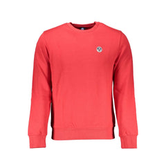 North Sails Red Cotton Men Sweater - Sweatshirts