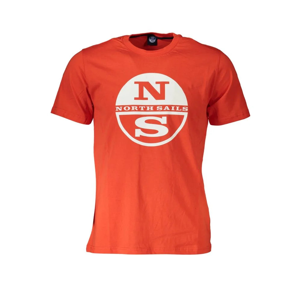 North Sails Red Cotton Men T-Shirt - T-Shirts