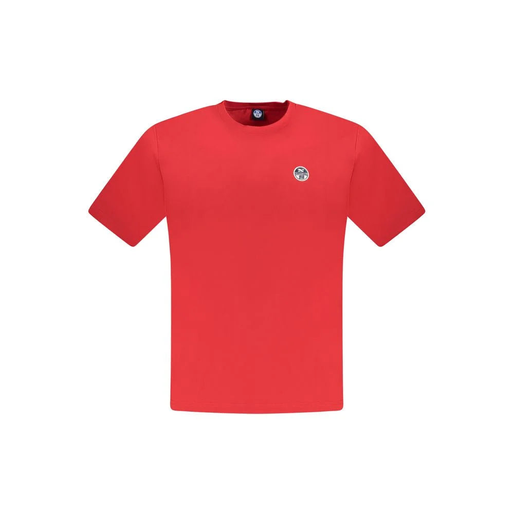 North Sails Red Cotton Men T-Shirt - T-Shirts