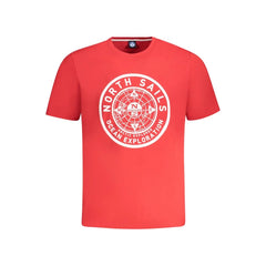 North Sails Red Cotton Men T-Shirt - T-Shirts