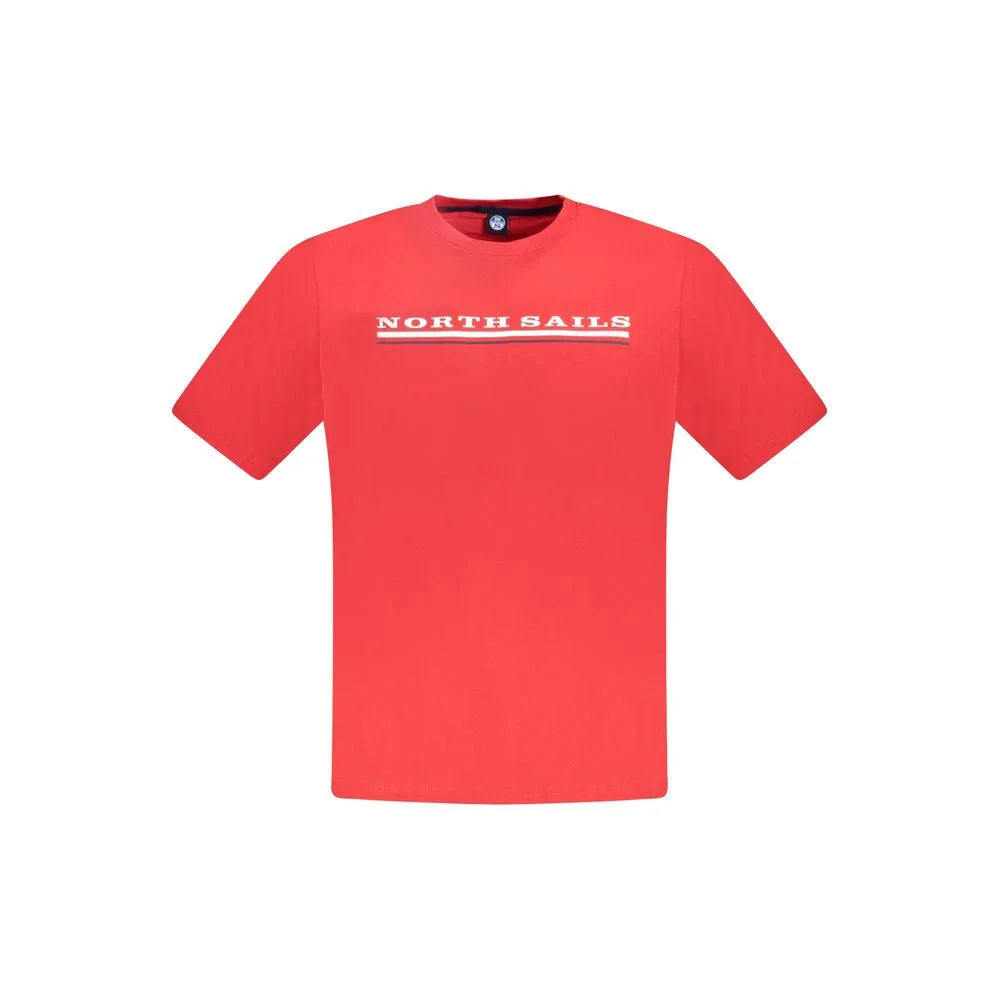 North Sails Red Cotton Men TShirt