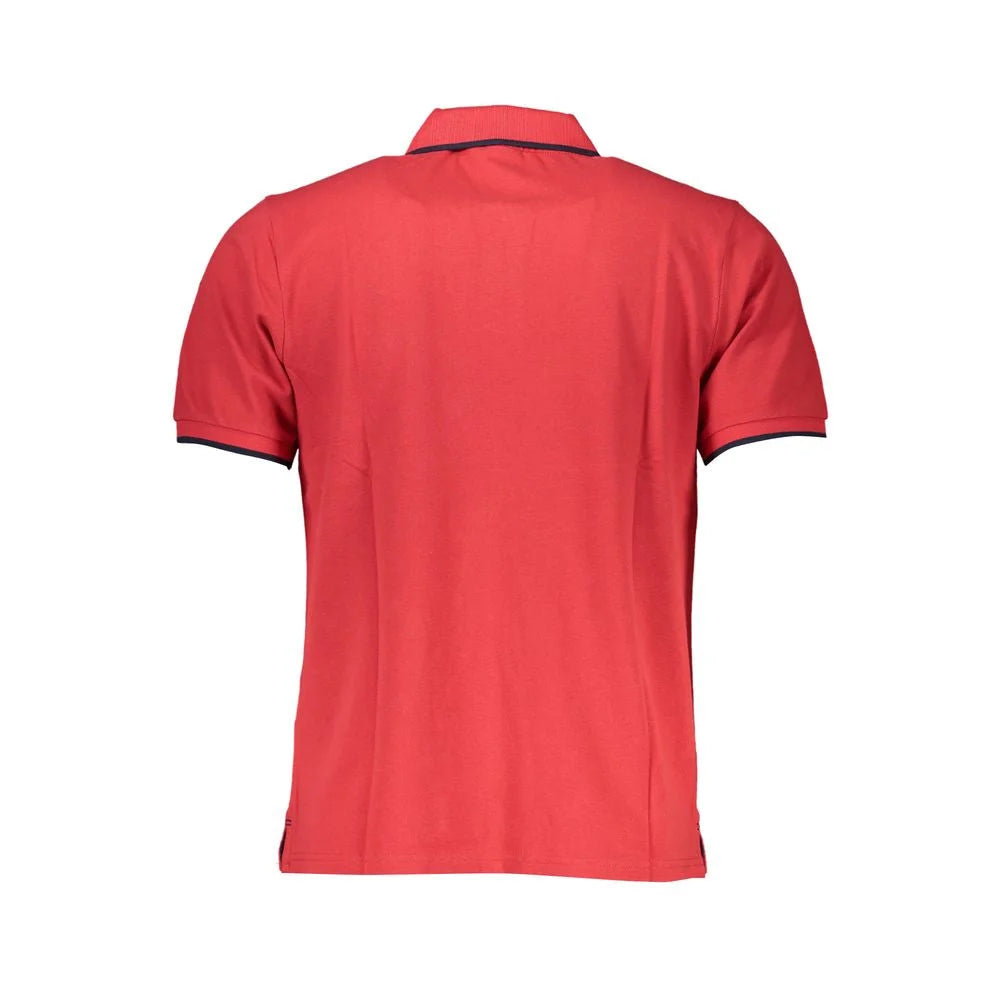 North Sails Red Cotton Polo Shirt - S - Polos