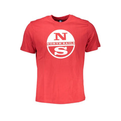 North Sails Red Cotton T-Shirt - T-Shirts