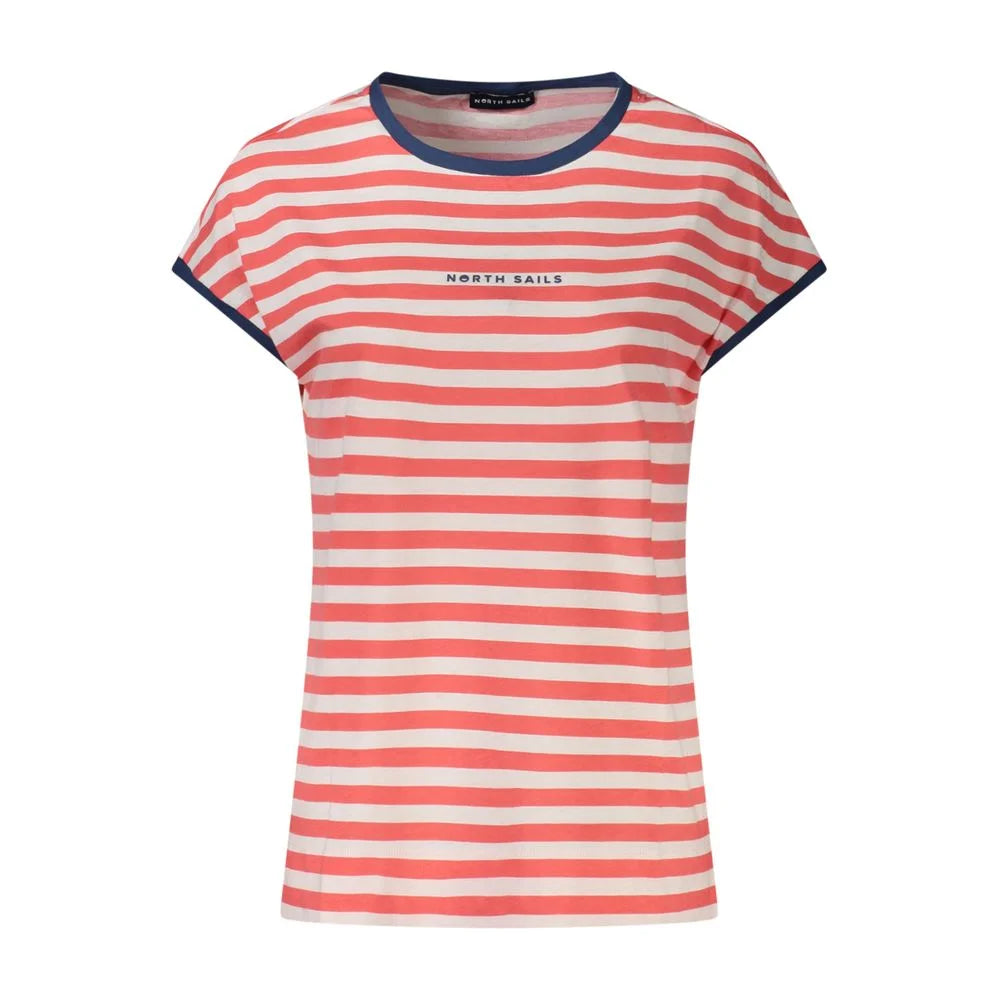 North Sails Red Cotton Women T-Shirt - XS - T-Shirts