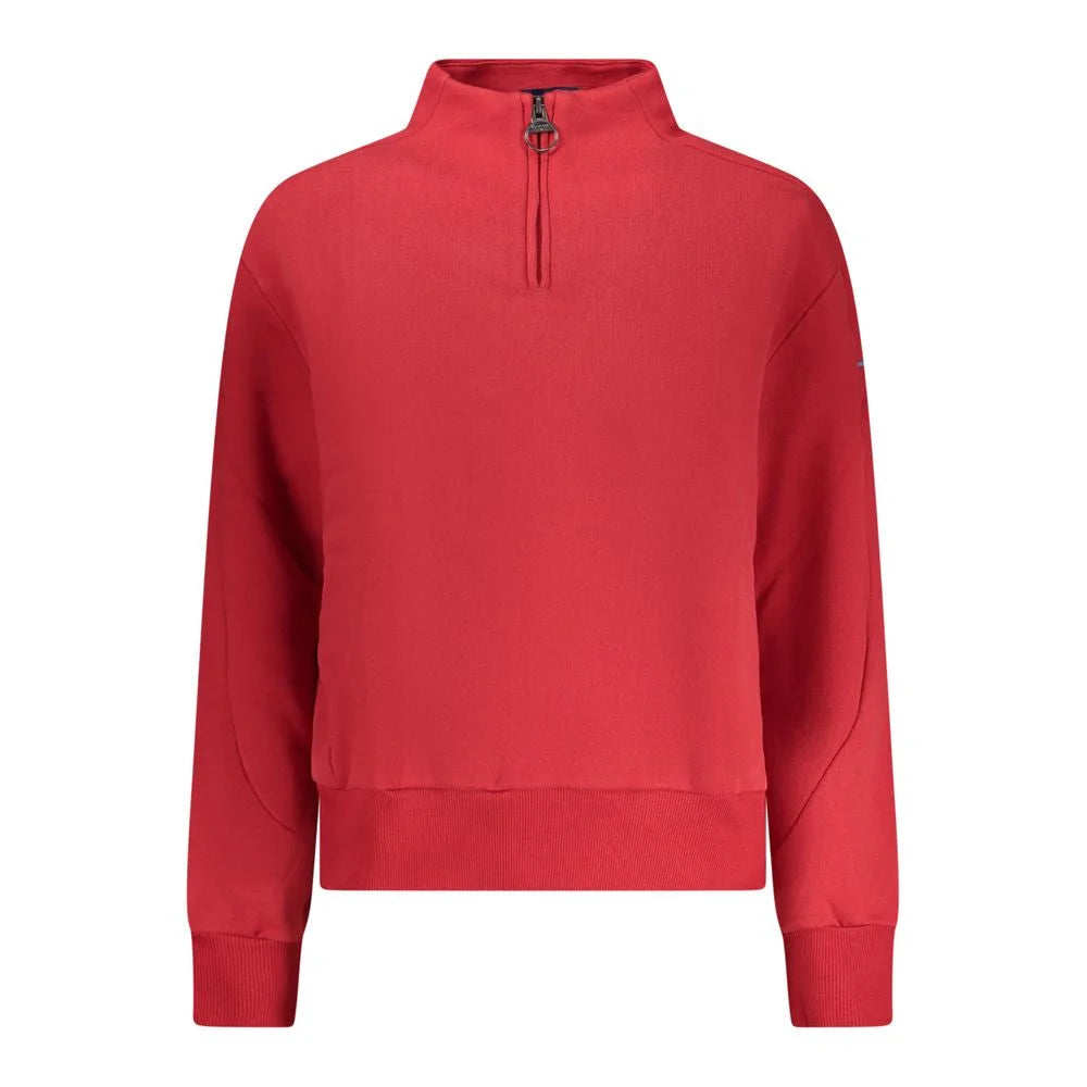 North Sails Rosso Cotton Women Sweatshirt