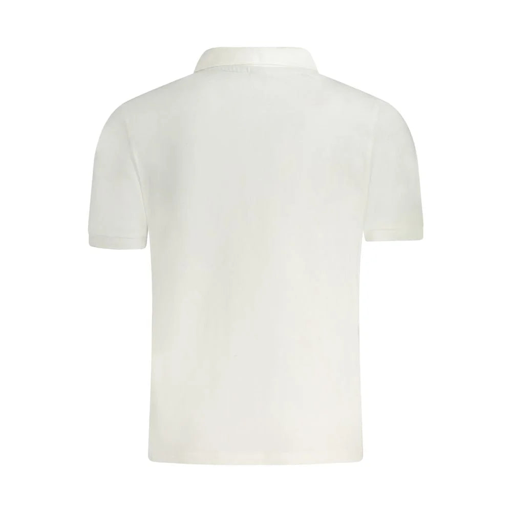 North Sails White Cotton Men Polo