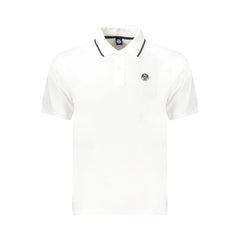 North Sails White Cotton Men Polo Shirt - Polos