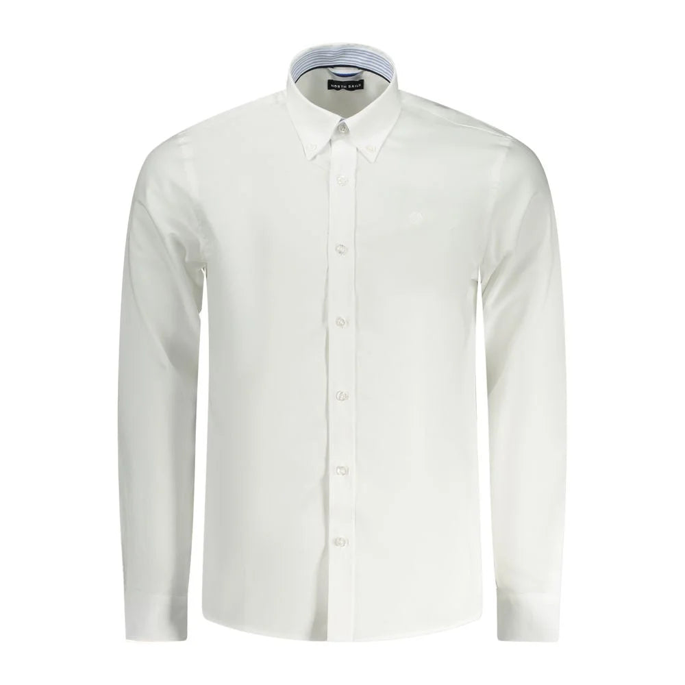 North Sails White Cotton Men Shirt
