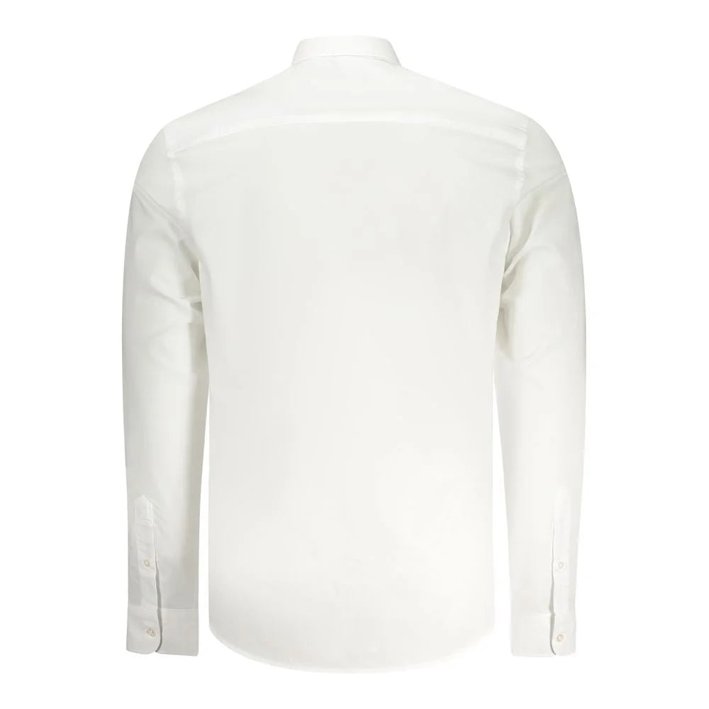 North Sails White Cotton Men Shirt