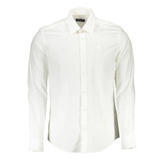 North Sails White Cotton Men Shirt - M