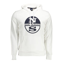 North Sails White Cotton Men Sweater - Hoodies
