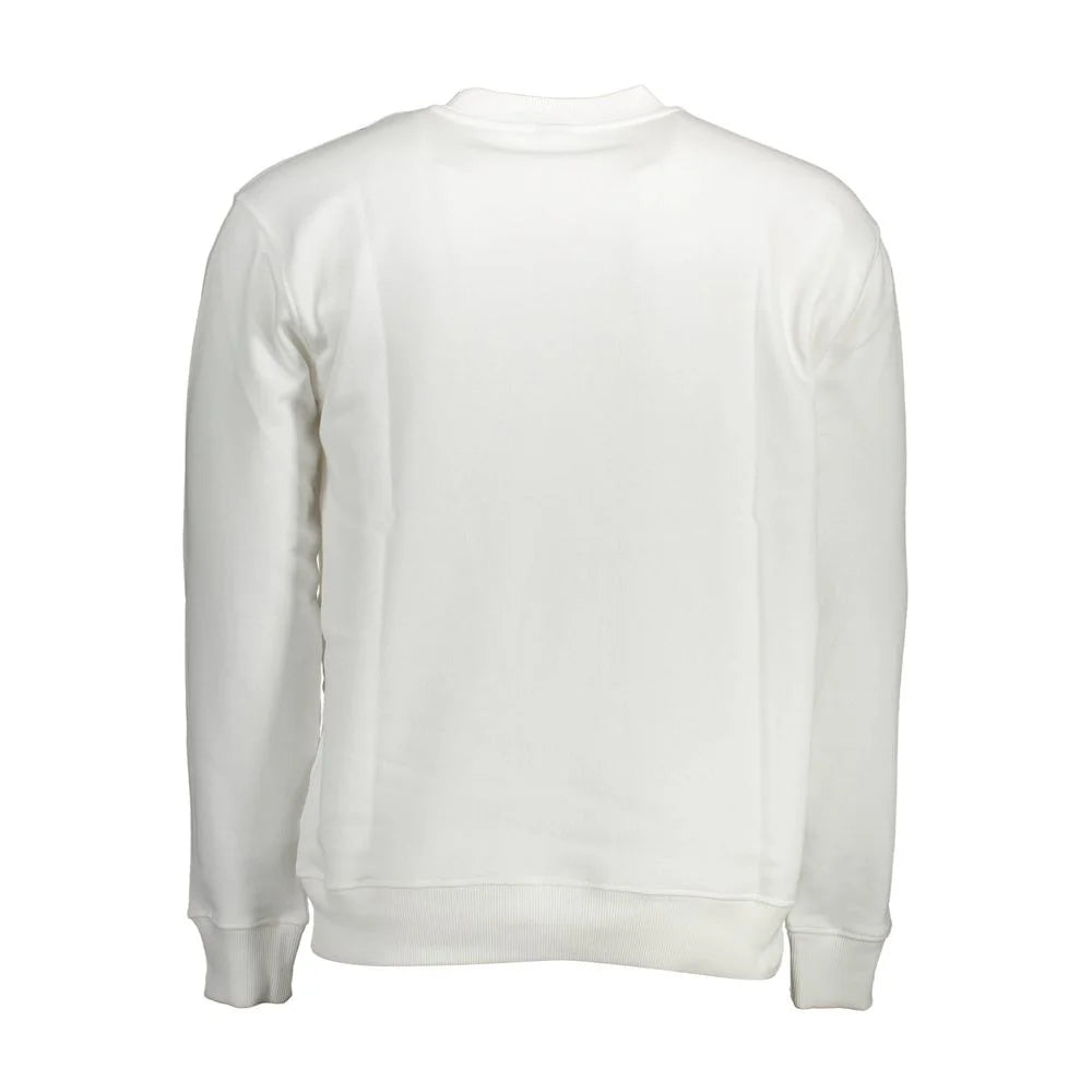 North Sails White Cotton Men Sweater - Sweatshirts