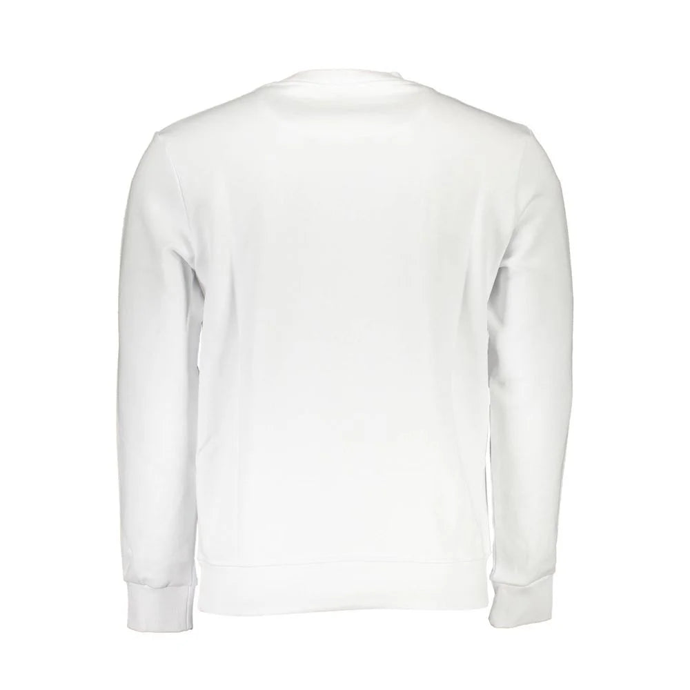 North Sails White Cotton Men Sweater - Sweatshirts
