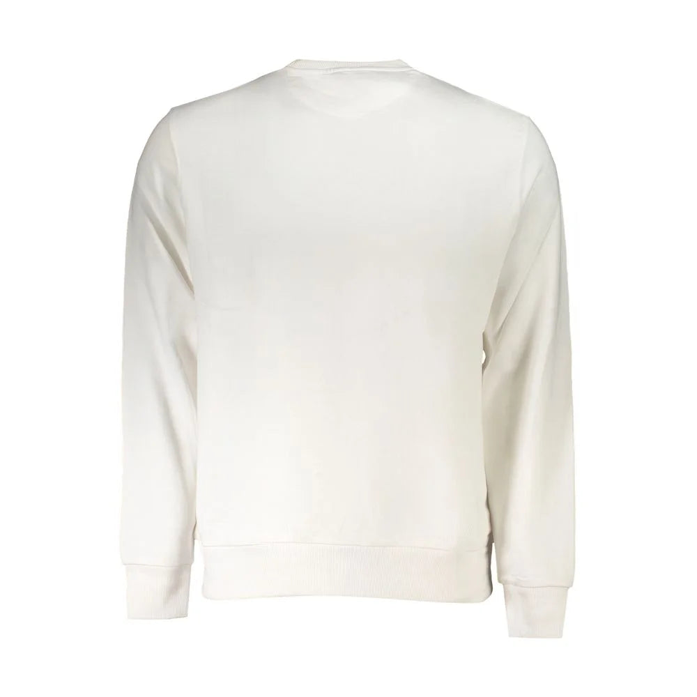 North Sails White Cotton Men Sweater - Sweatshirts