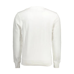 North Sails White Cotton Men Sweater - Sweatshirts