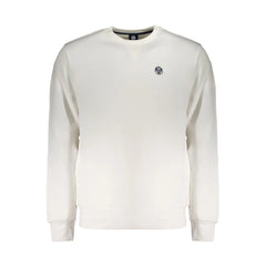 North Sails White Cotton Men Sweater - Sweatshirts