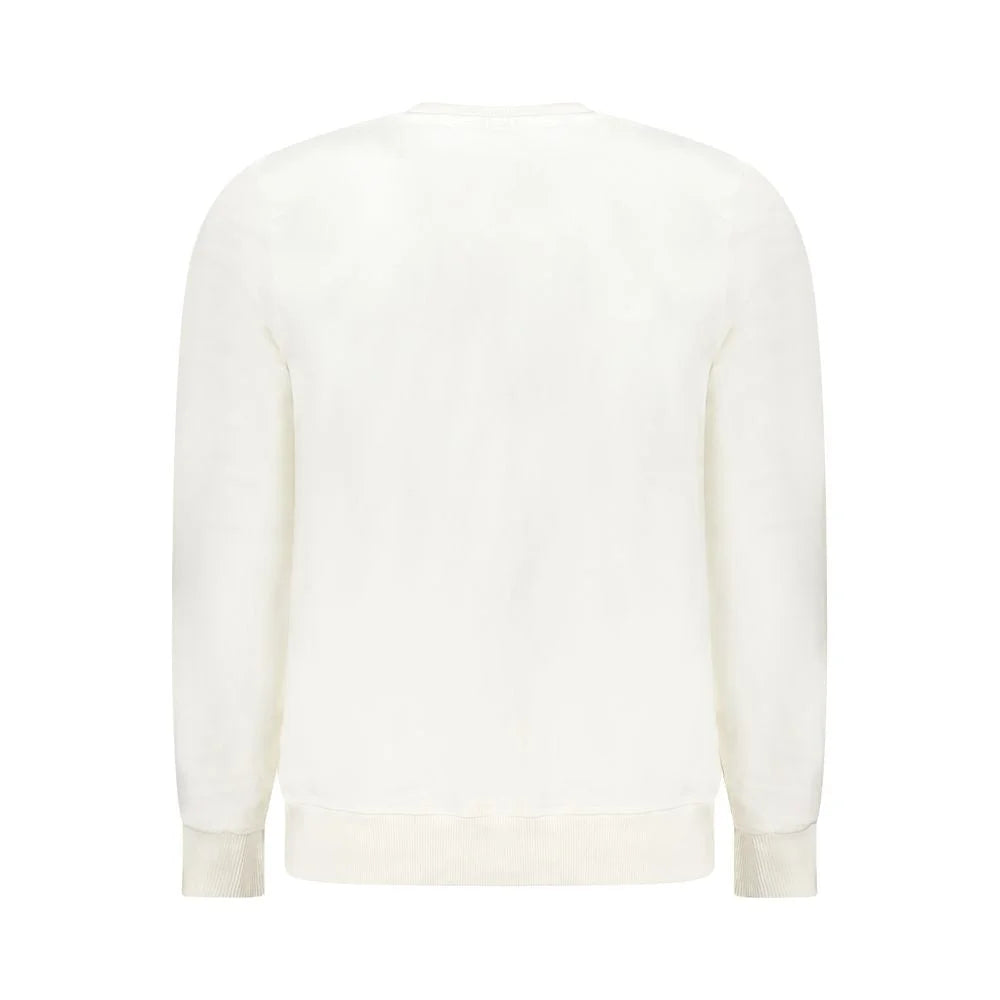North Sails White Cotton Men Sweater - Sweatshirts