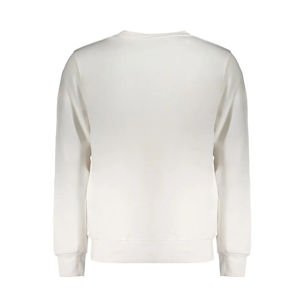 North Sails White Cotton Men Sweater - Sweatshirts