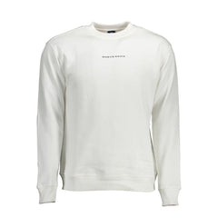 North Sails White Cotton Men Sweater - Sweatshirts