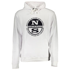 North Sails White Cotton Men Sweater - XXL - Hoodies