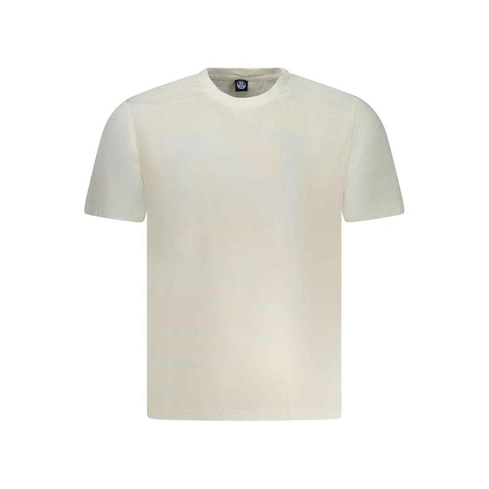 North Sails White Cotton Men T-Shirt - T-Shirts