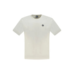 North Sails White Cotton Men T-Shirt - T-Shirts