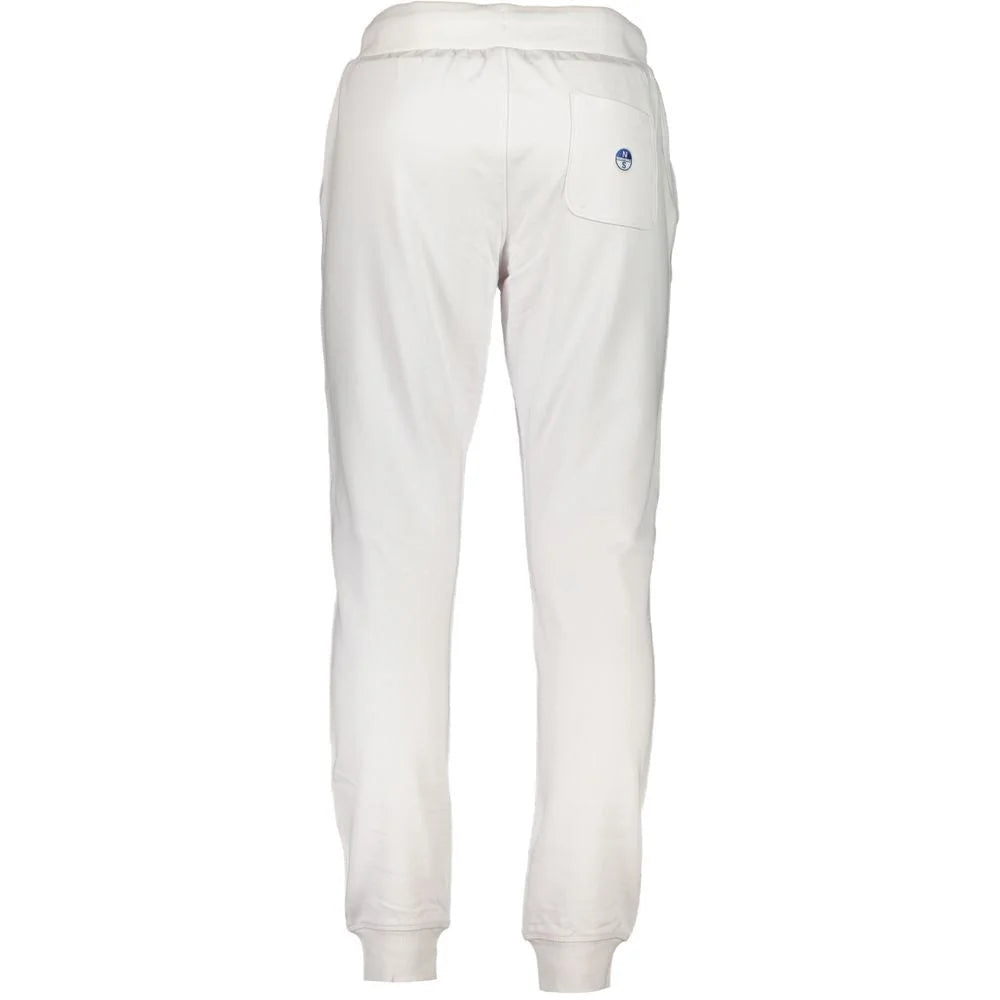 North Sails White Cotton Pant - Joggers