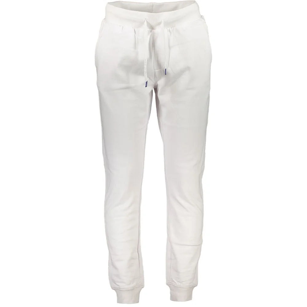 North Sails White Cotton Pant - Joggers