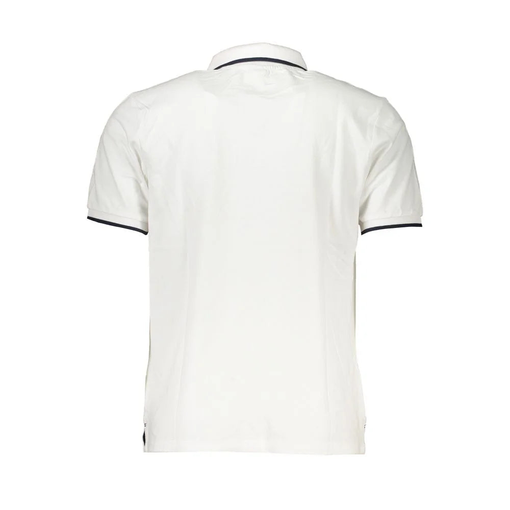 North Sails White Cotton Polo Shirt - Polos