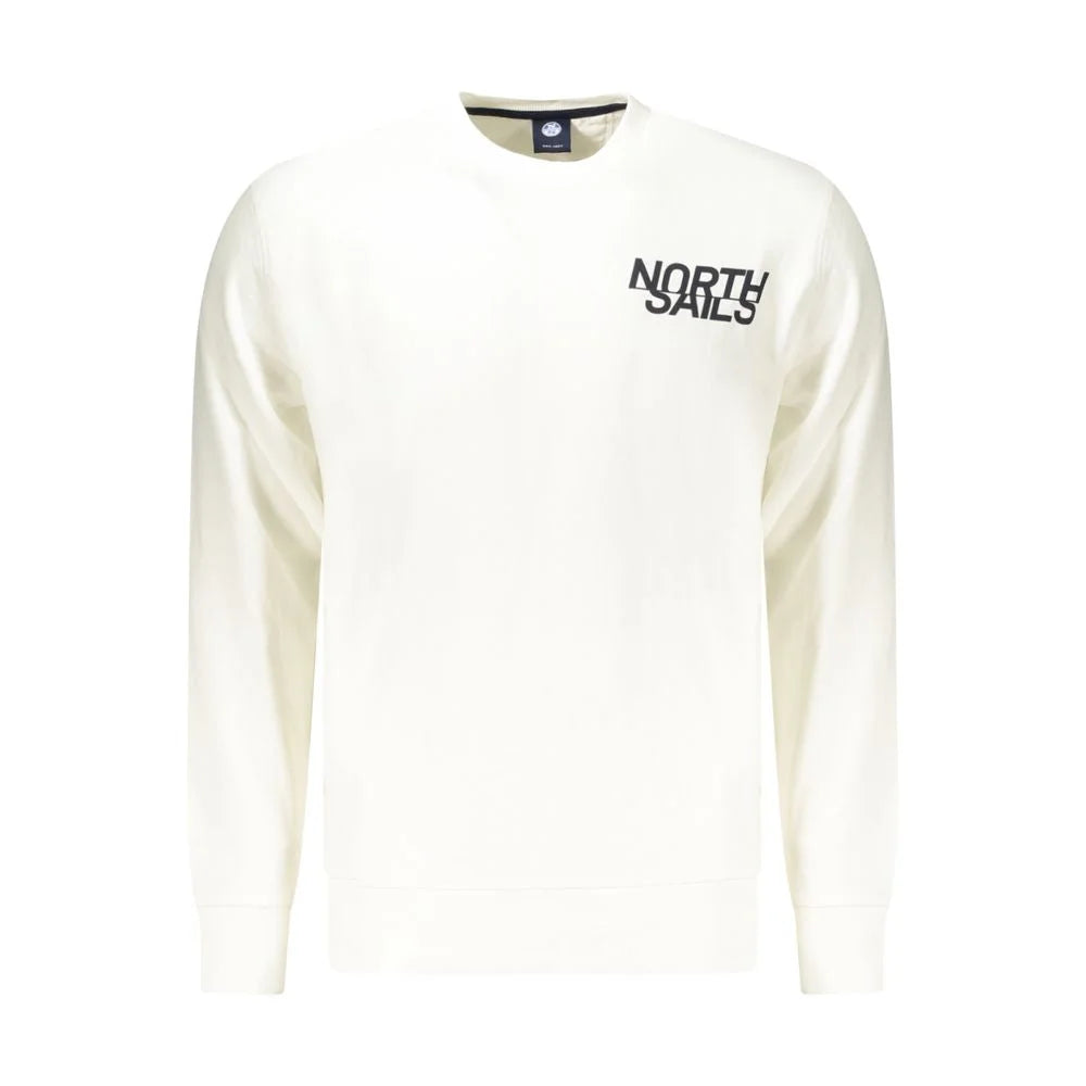 North Sails White Cotton Sweatshirt - Sweatshirts