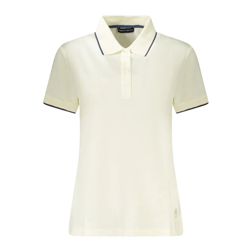 North Sails White Cotton Women Polo Shirt - Polos