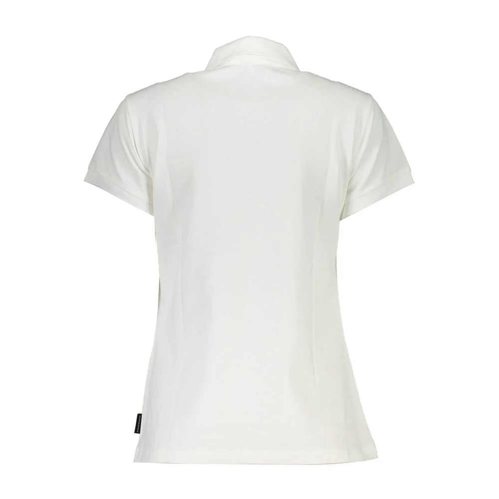 North Sails White Cotton Women Polo Shirt - XS - Polos