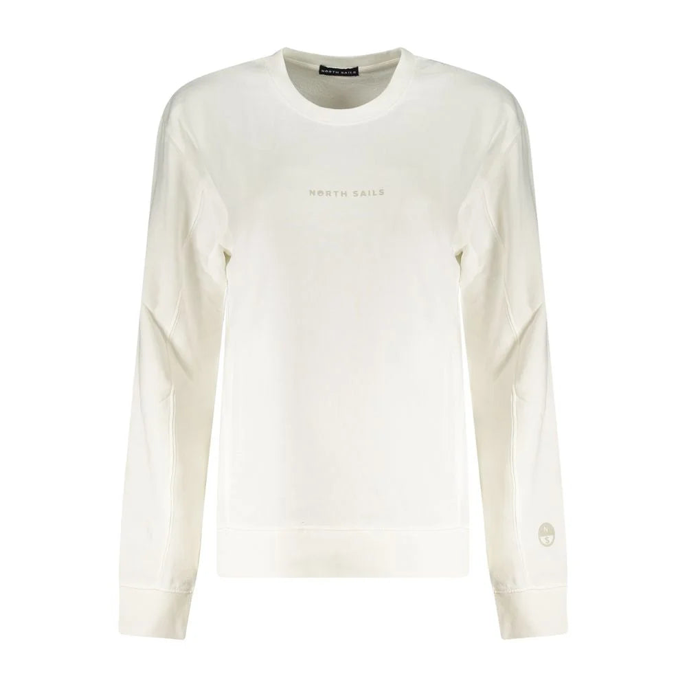 North Sails White Cotton Women Sweater - Sweaters