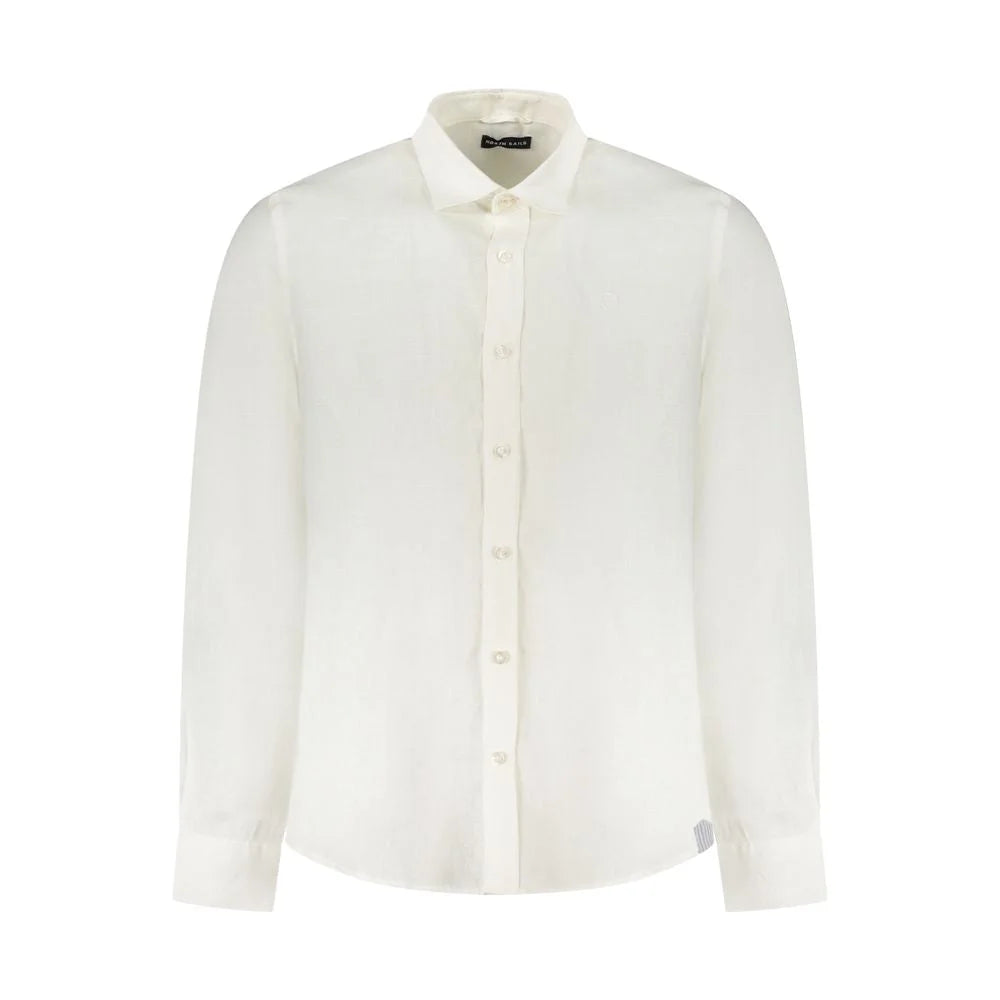 North Sails White Linen Shirt - Shirts